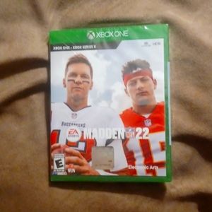 Madden 22 video game for Xbox One console
